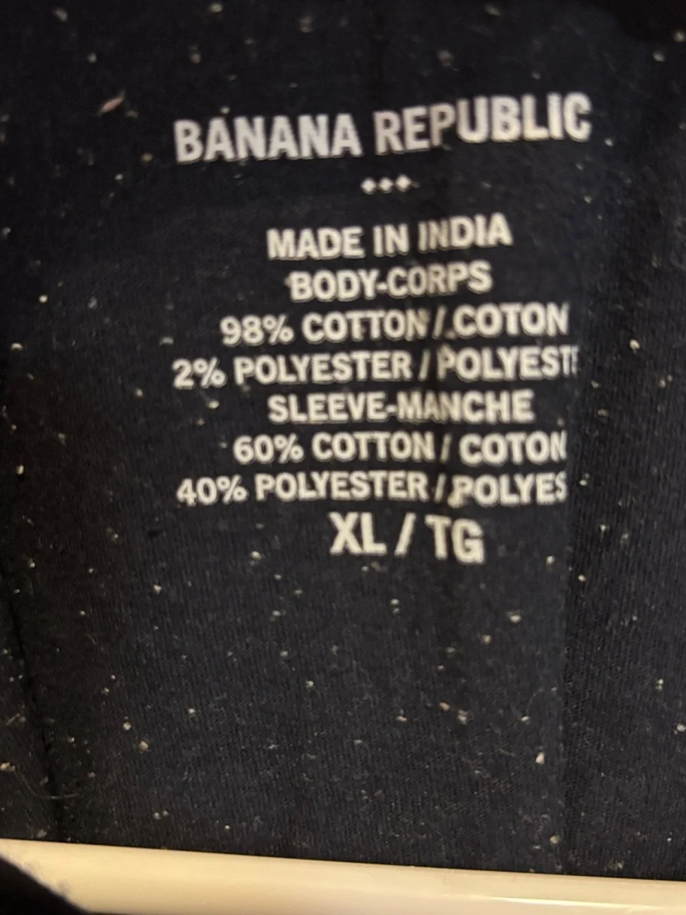 Banana Republic Blue and Gray Short Sleeve Henley Tee